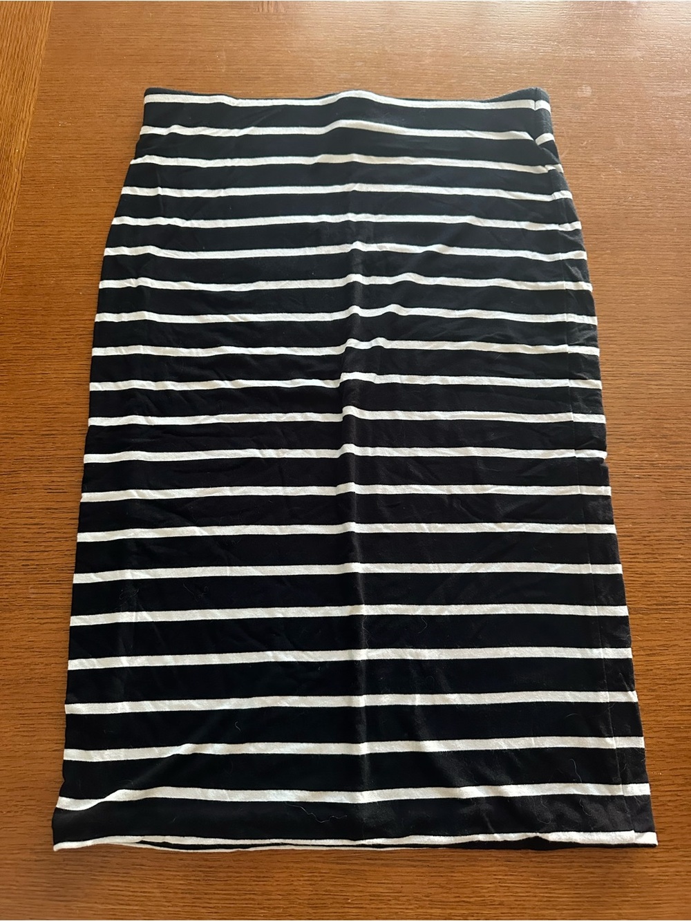 Target Black and White Striped Pencil Skirt
